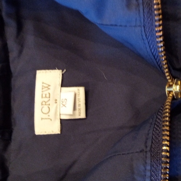 GUC J. Crew Navy Blue Puffer Vest Women's XS - Picture 2 of 3